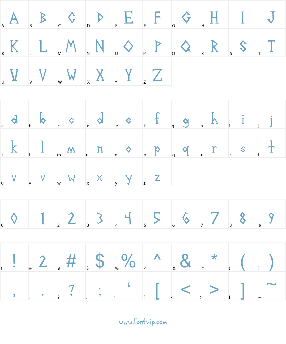 Promoleus Font Character