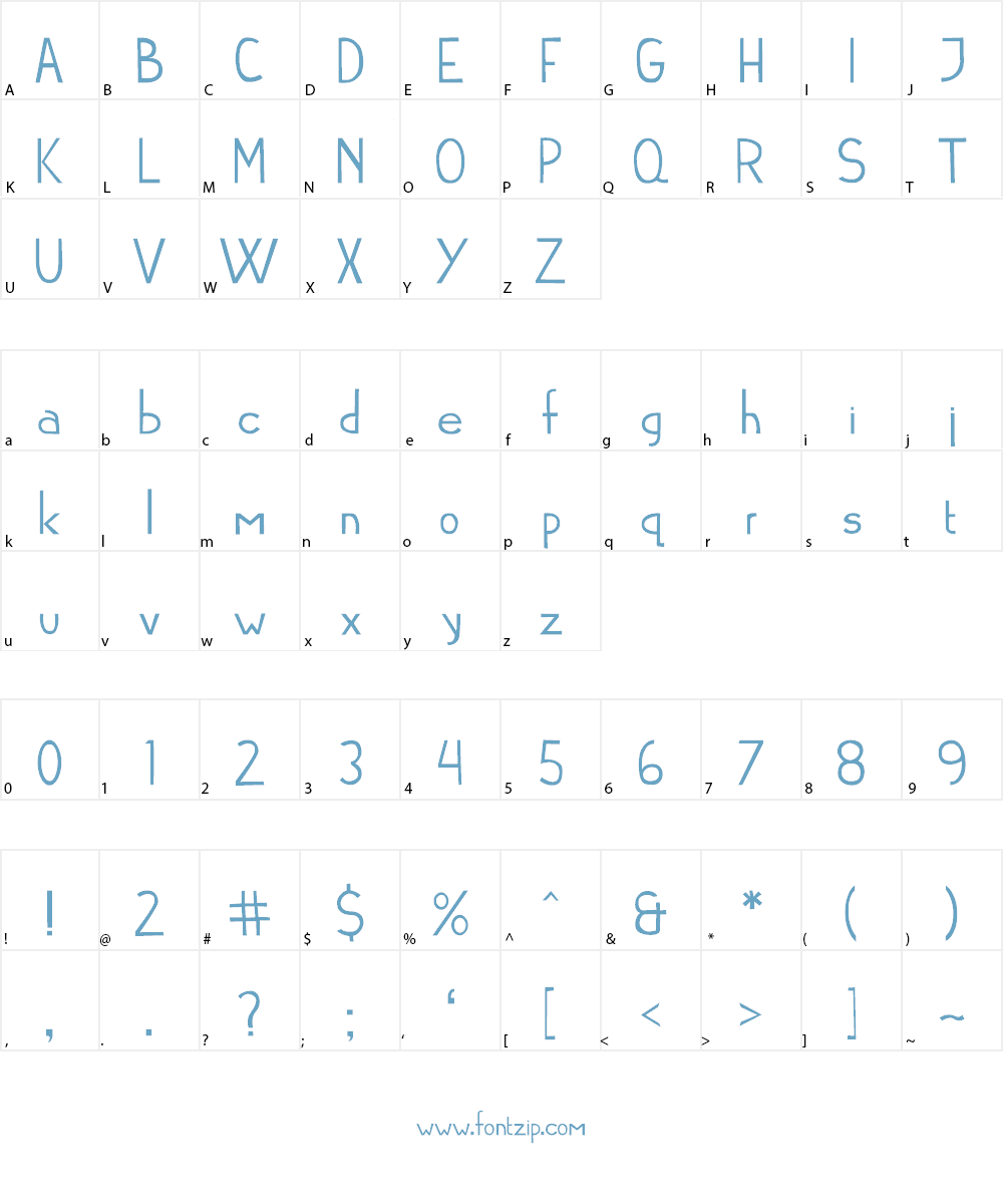 Cymo Font Character