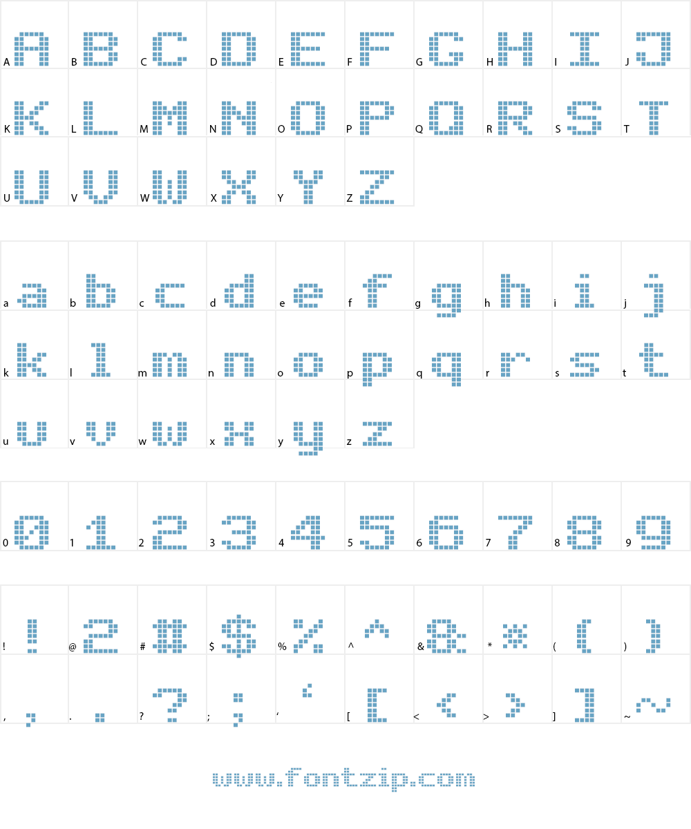 Bold LED Board-7 Font Character