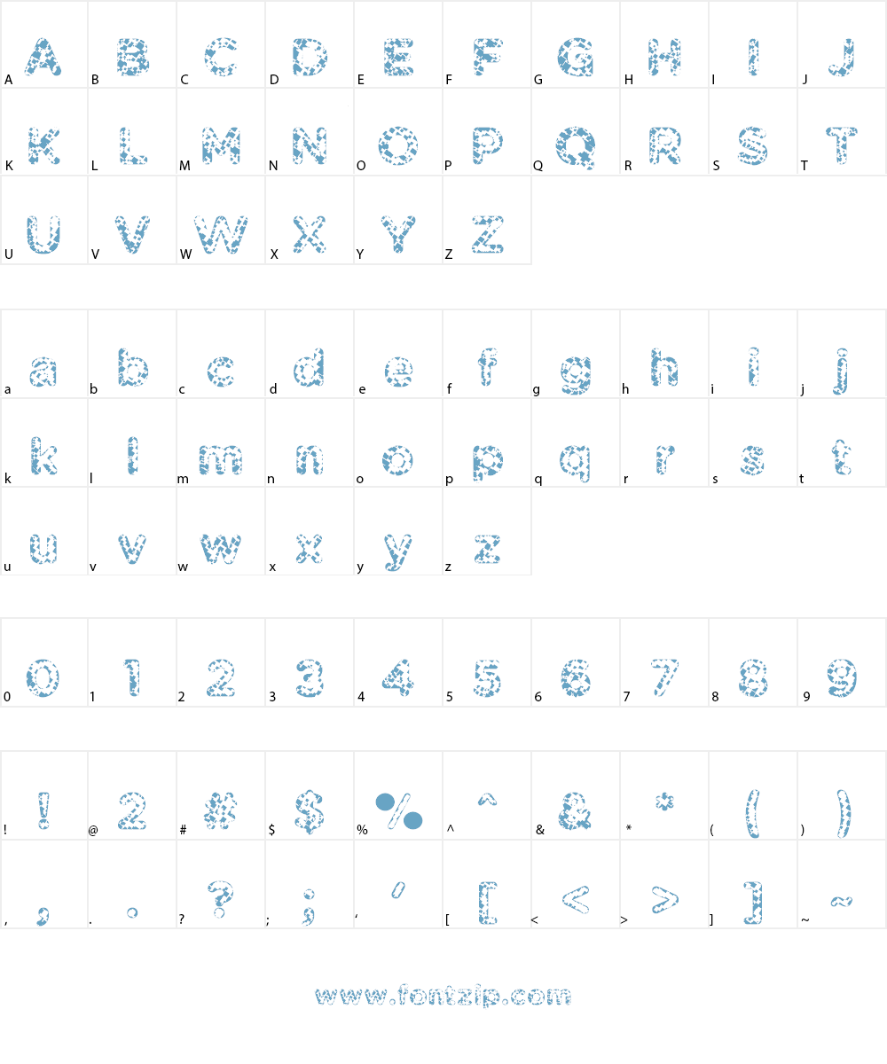 Pabellona (A) Símplex Font Character
