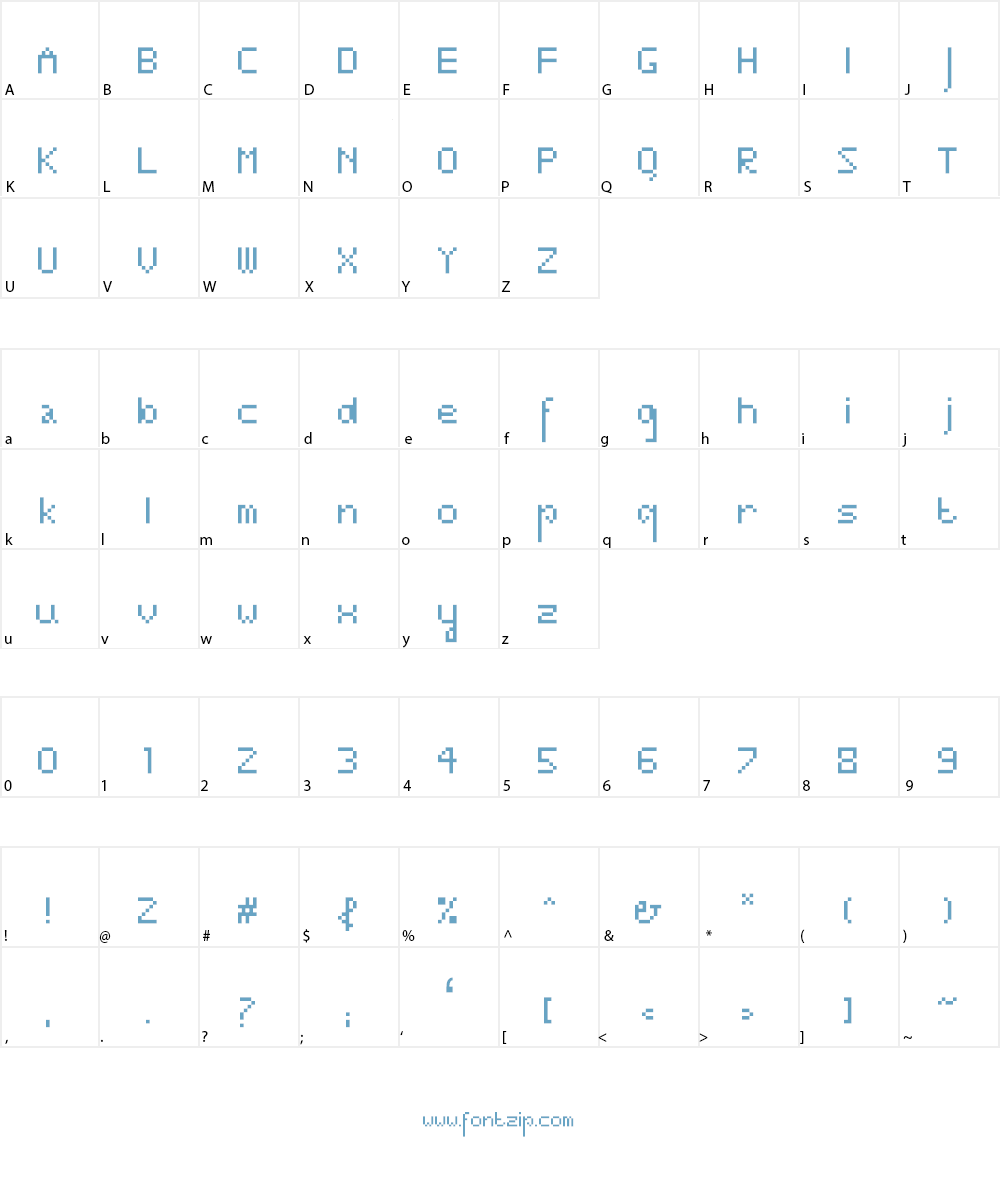 Opirus OPIK Font Character