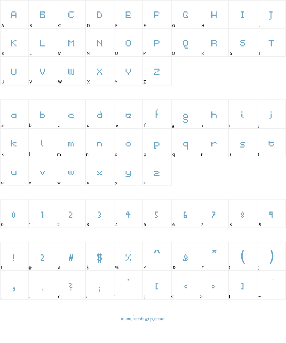 1234Font Font Character