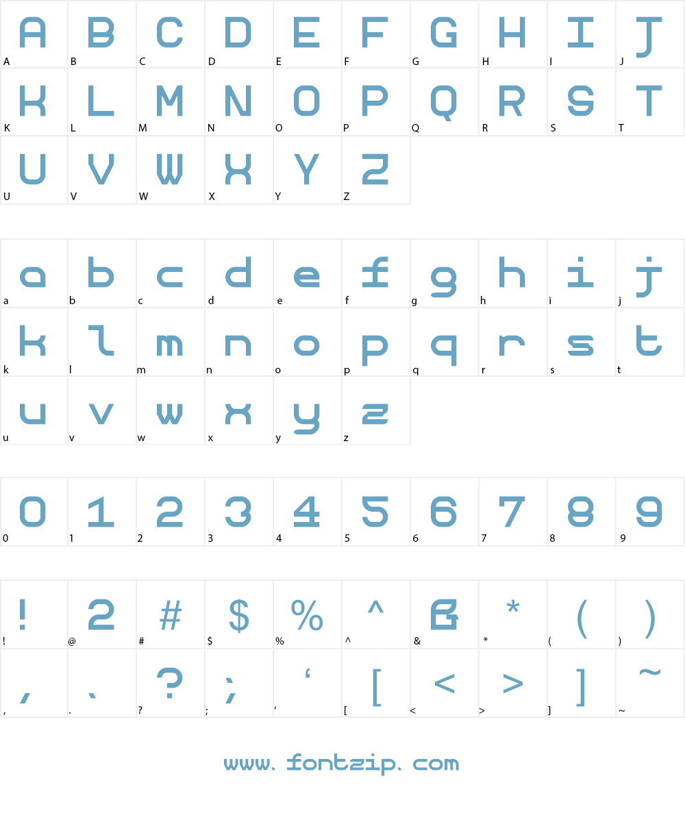 AnakinMono Font Character