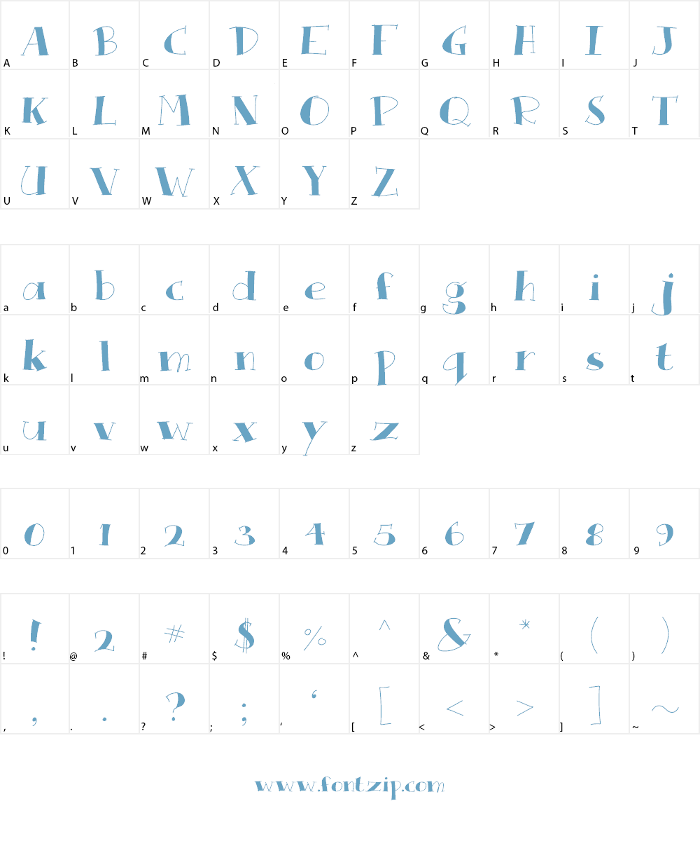 Que Rompa Font Character