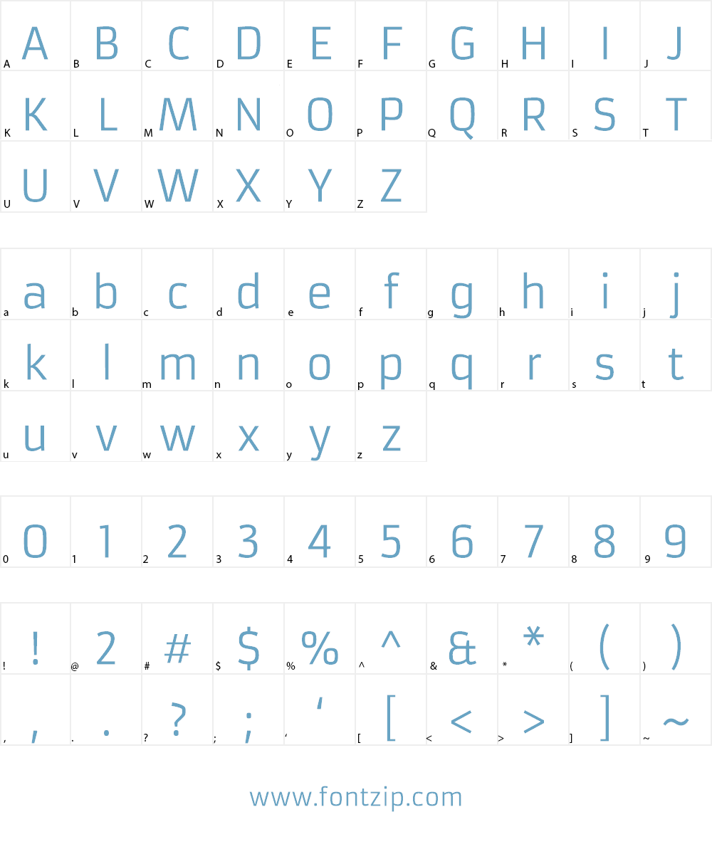 Armata Font Character
