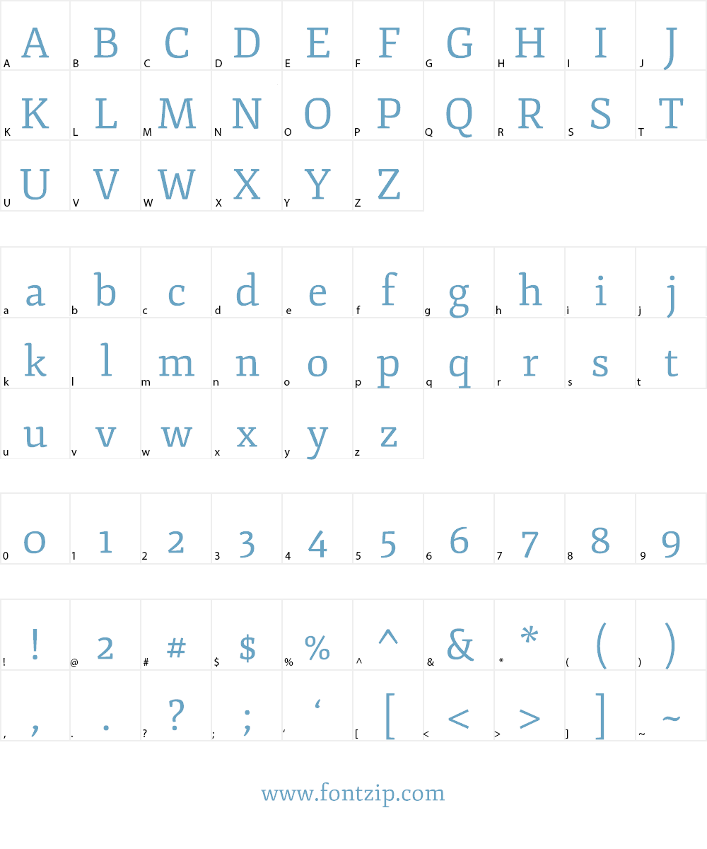 Fjord Font Character