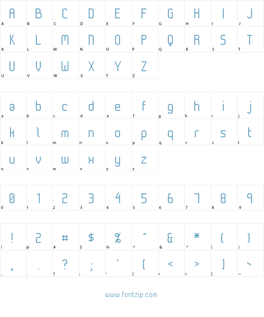 KP Programmer NBP Font Character