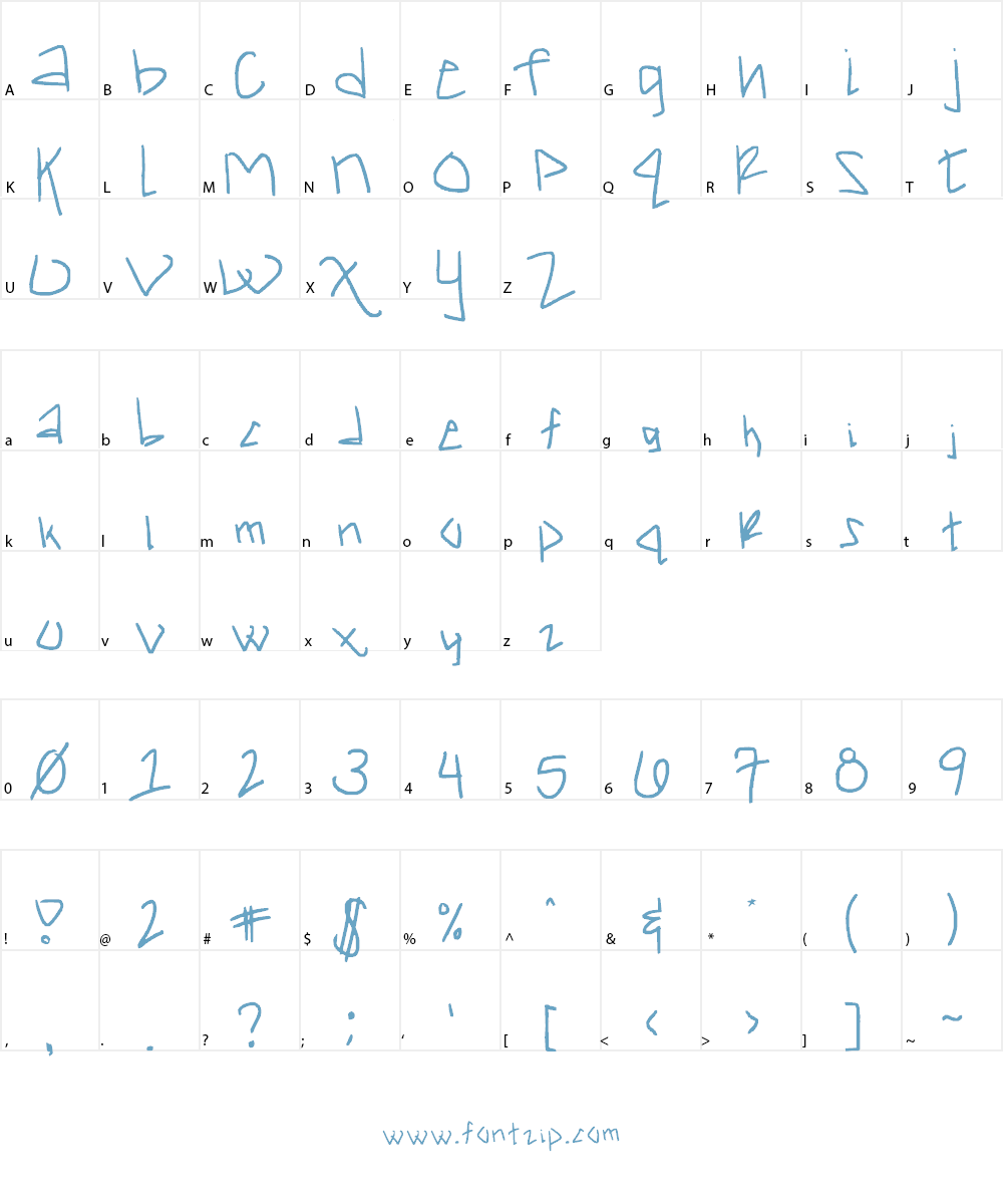 kR3WgZ_with_a_3 Font Character