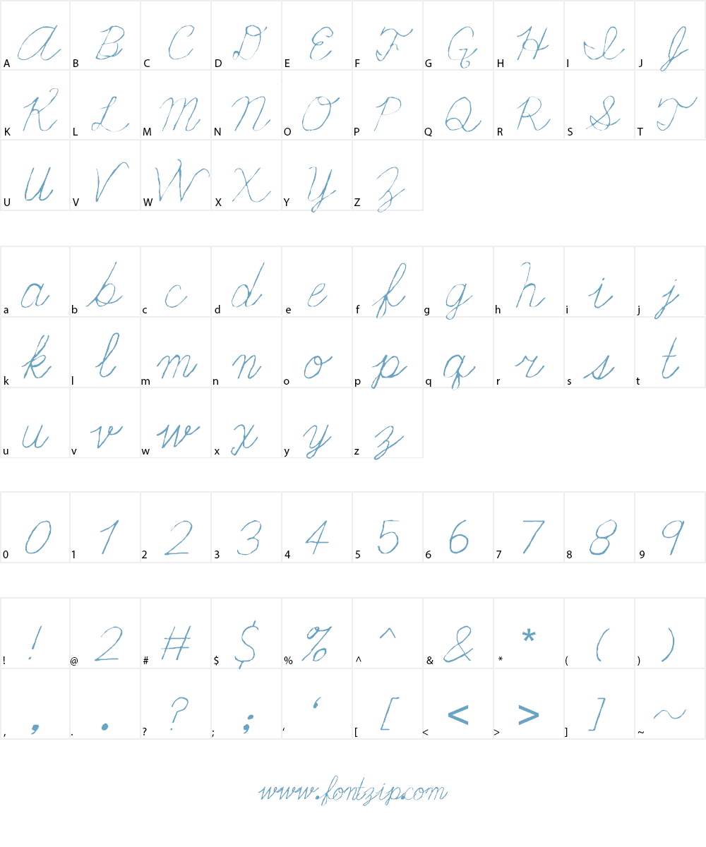 Fondue Font Character