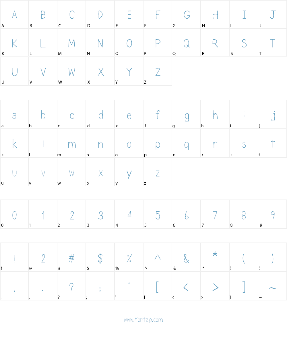 CRU-Chaipot-Hand-Written Font Character