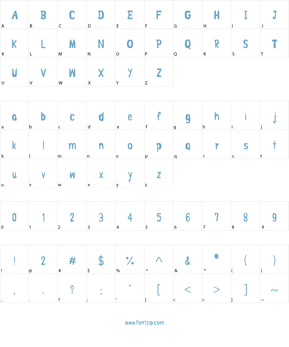 CRU-Jariya Font Character