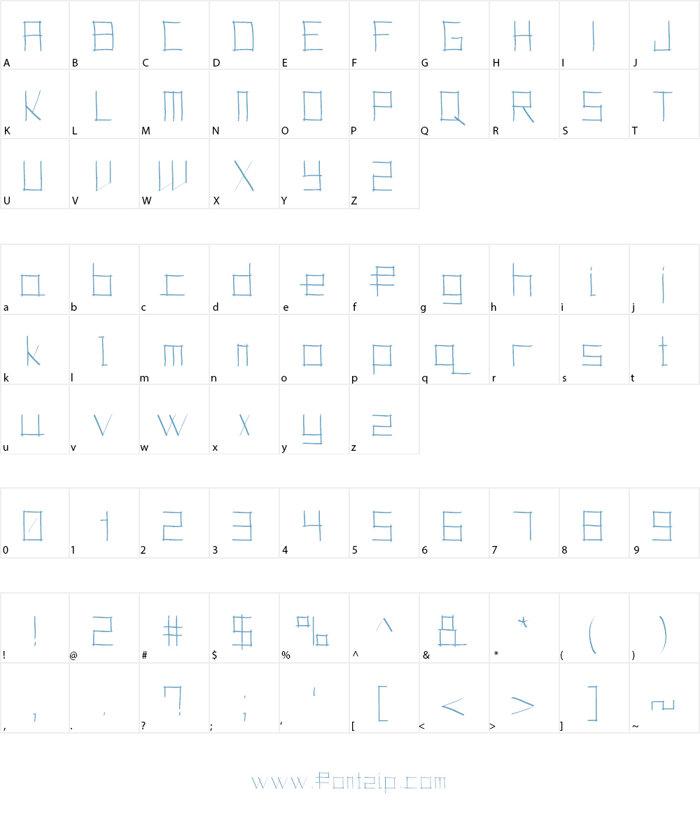 Toranaga Font Character
