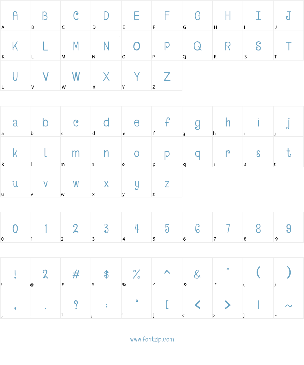 CRU-pantagarn Font Character