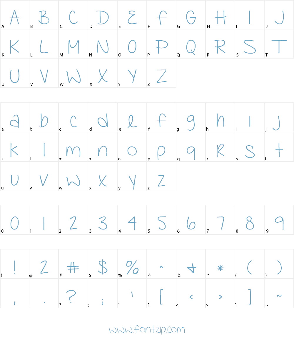 KG Faith Hope and Love Font Character