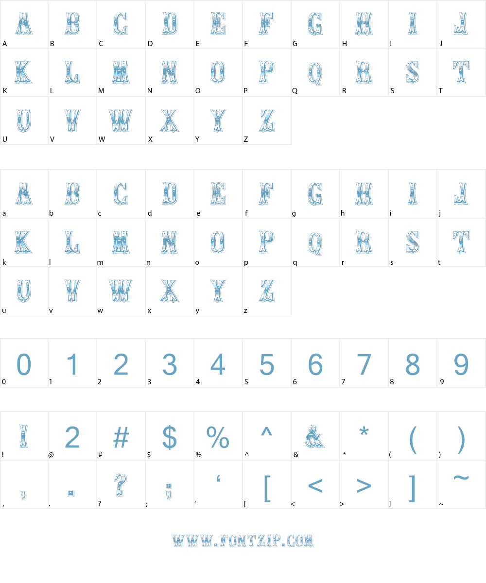 Caliope Font Character