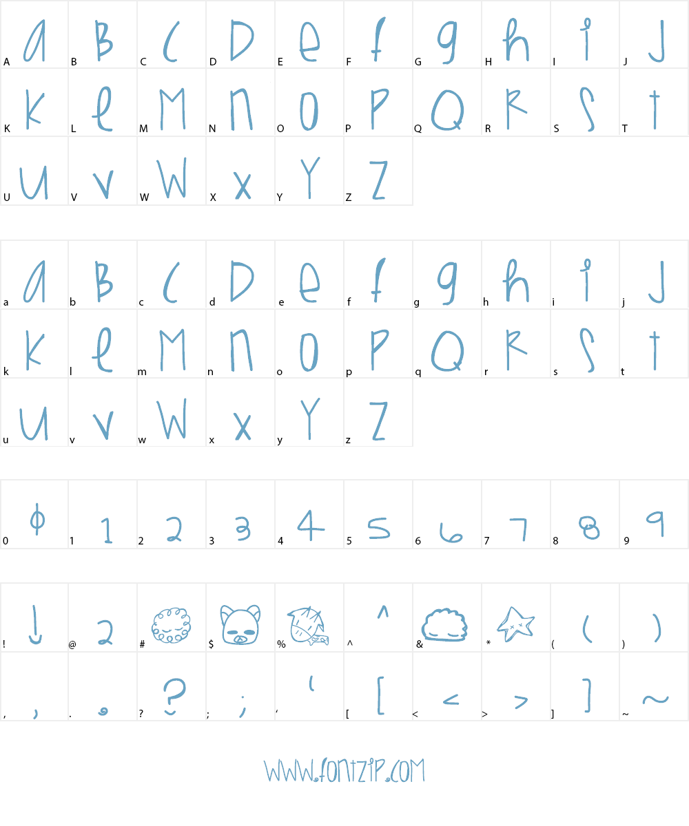 BirdMachine Font Character