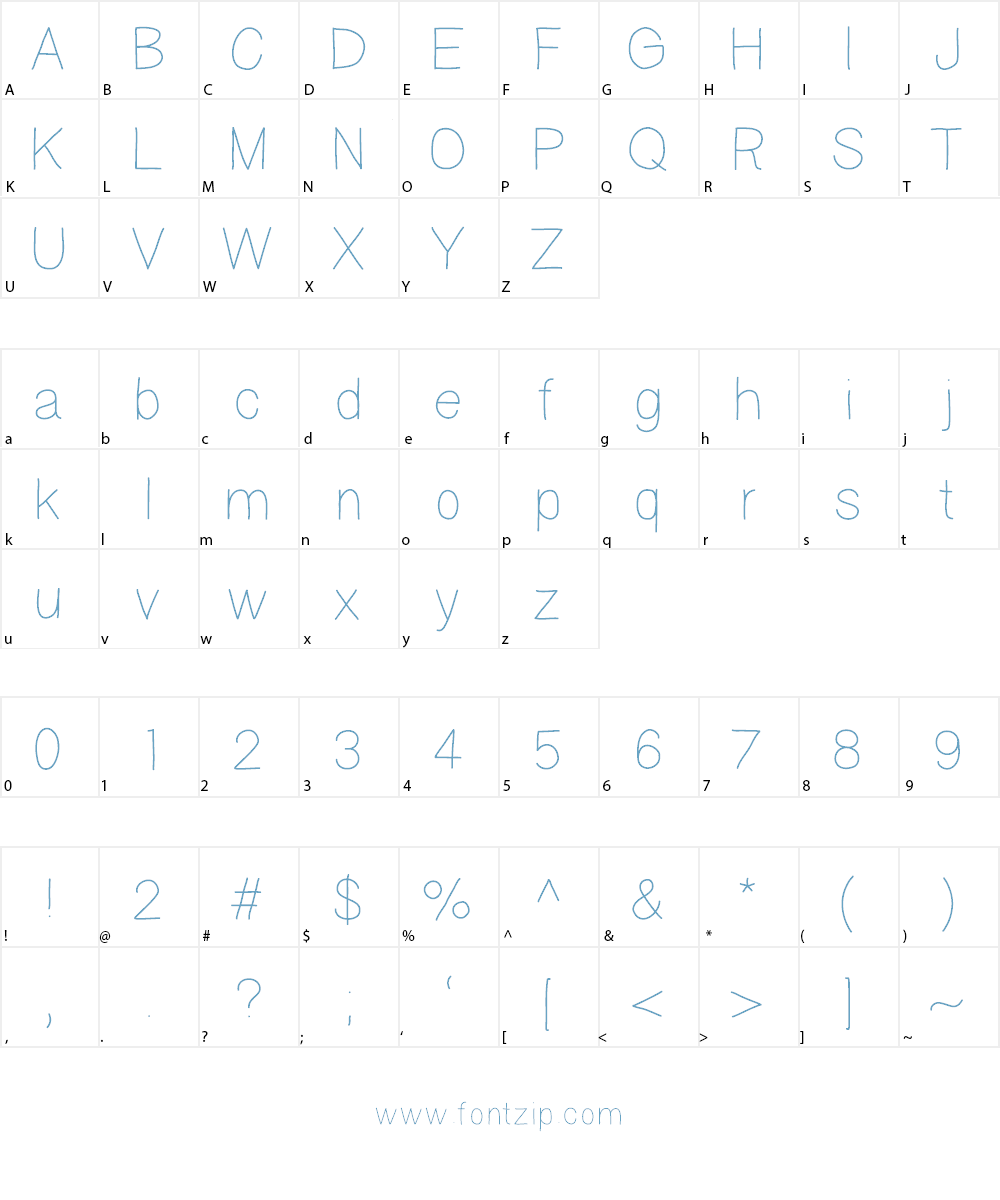 Asswipe Font Character