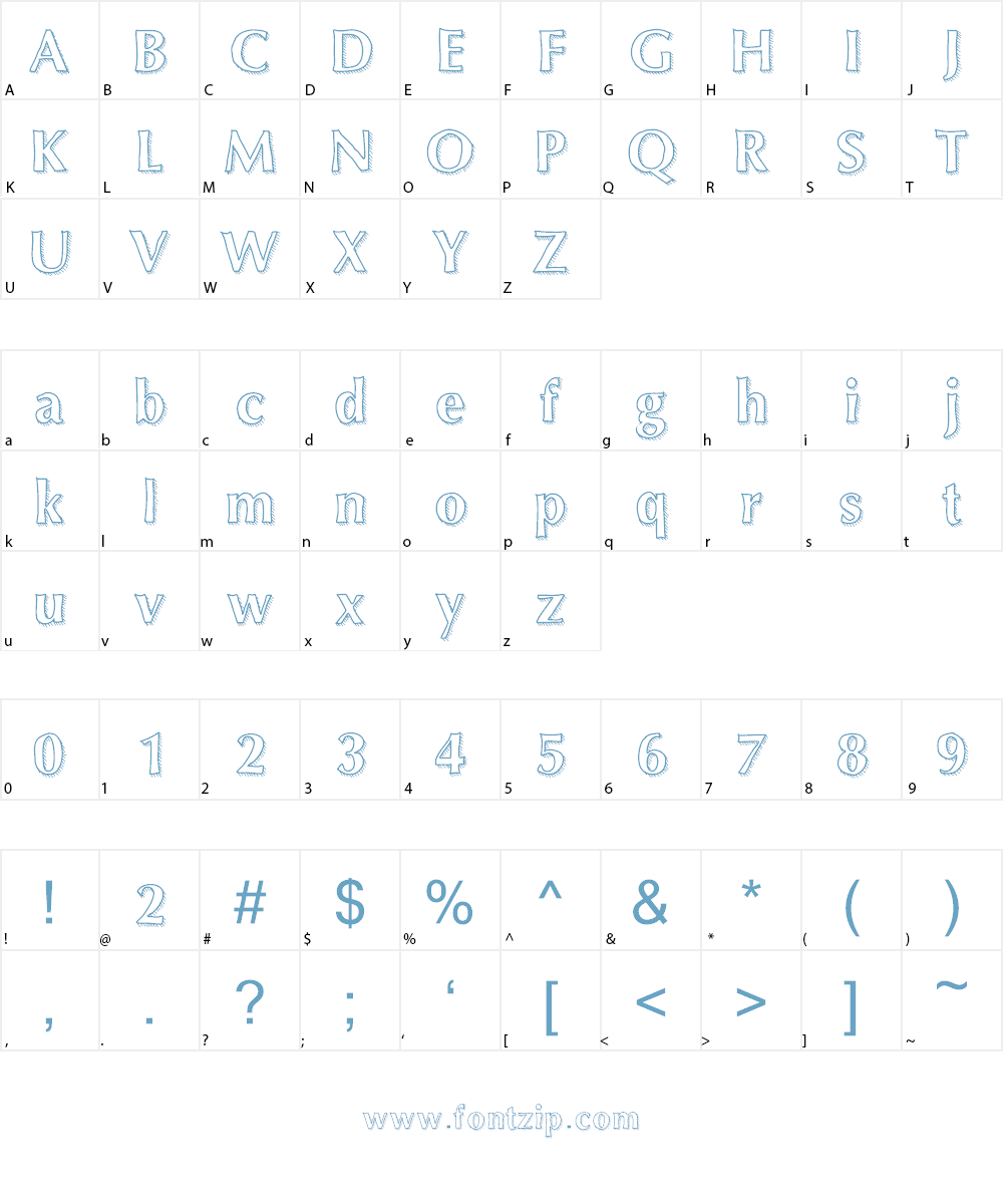 Maximum Font Character