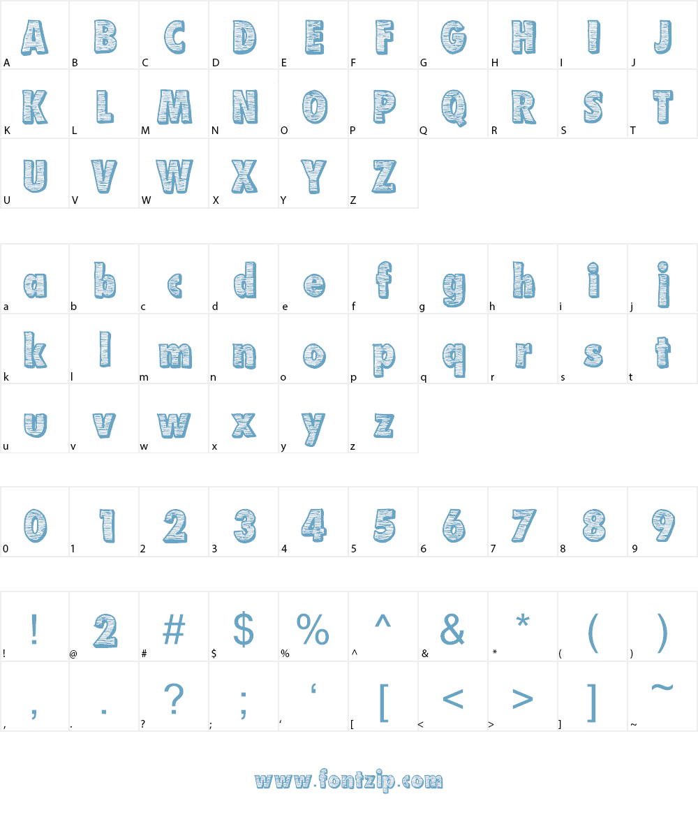 Futurr Font Character