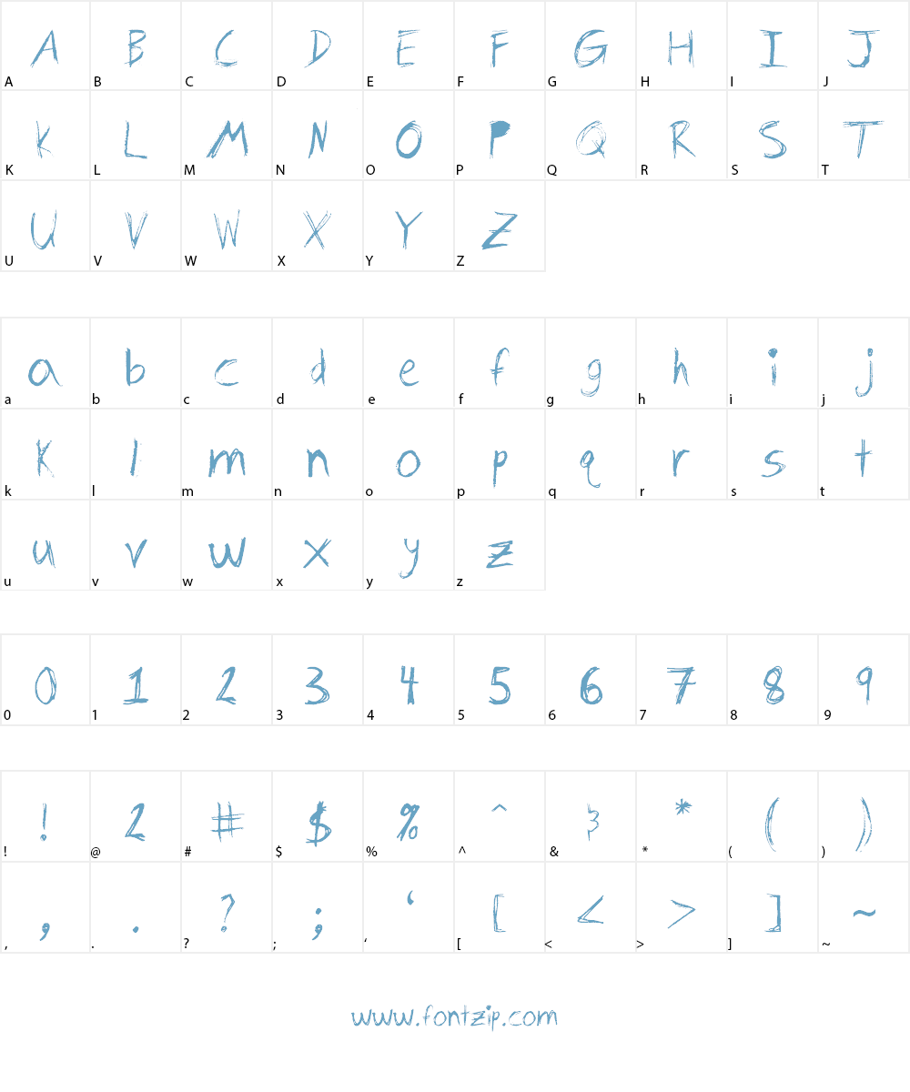 Remains Font Character