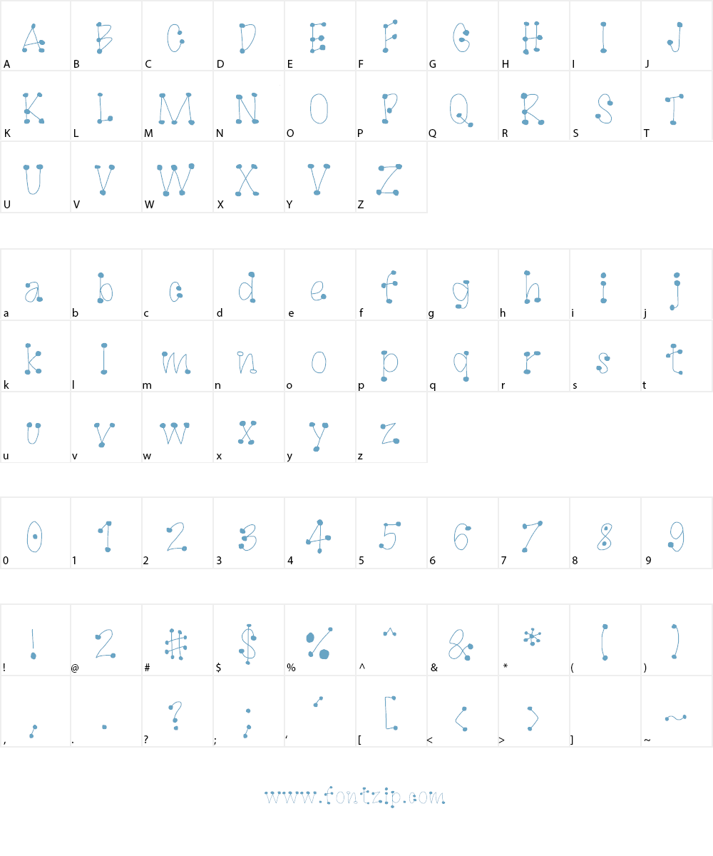 GaGoo Font Character