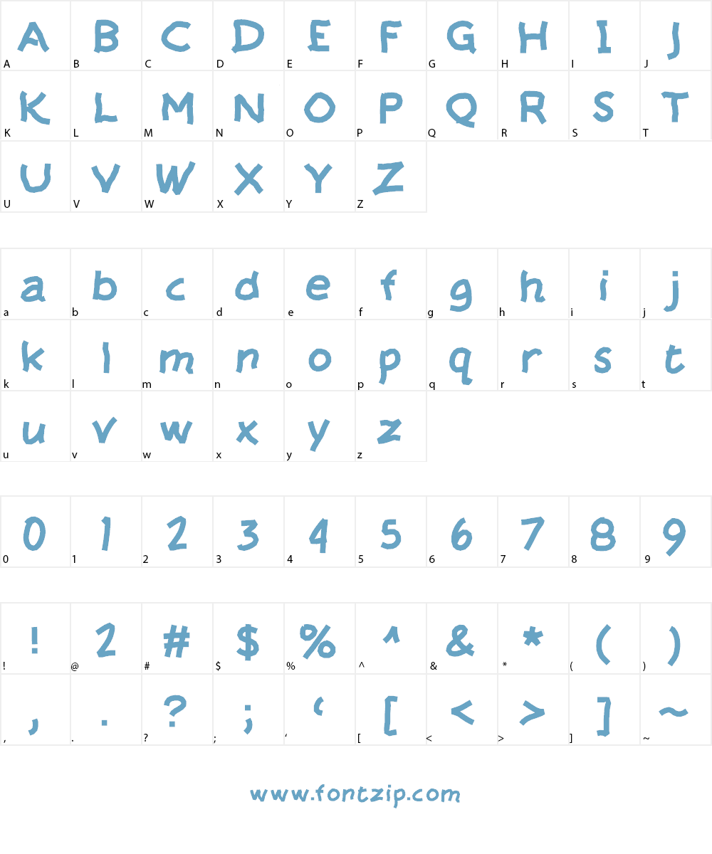 Barua Font Character
