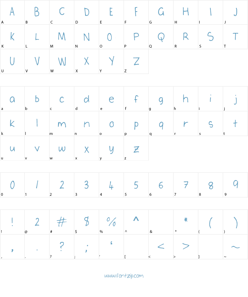 ElsiesFont Font Character