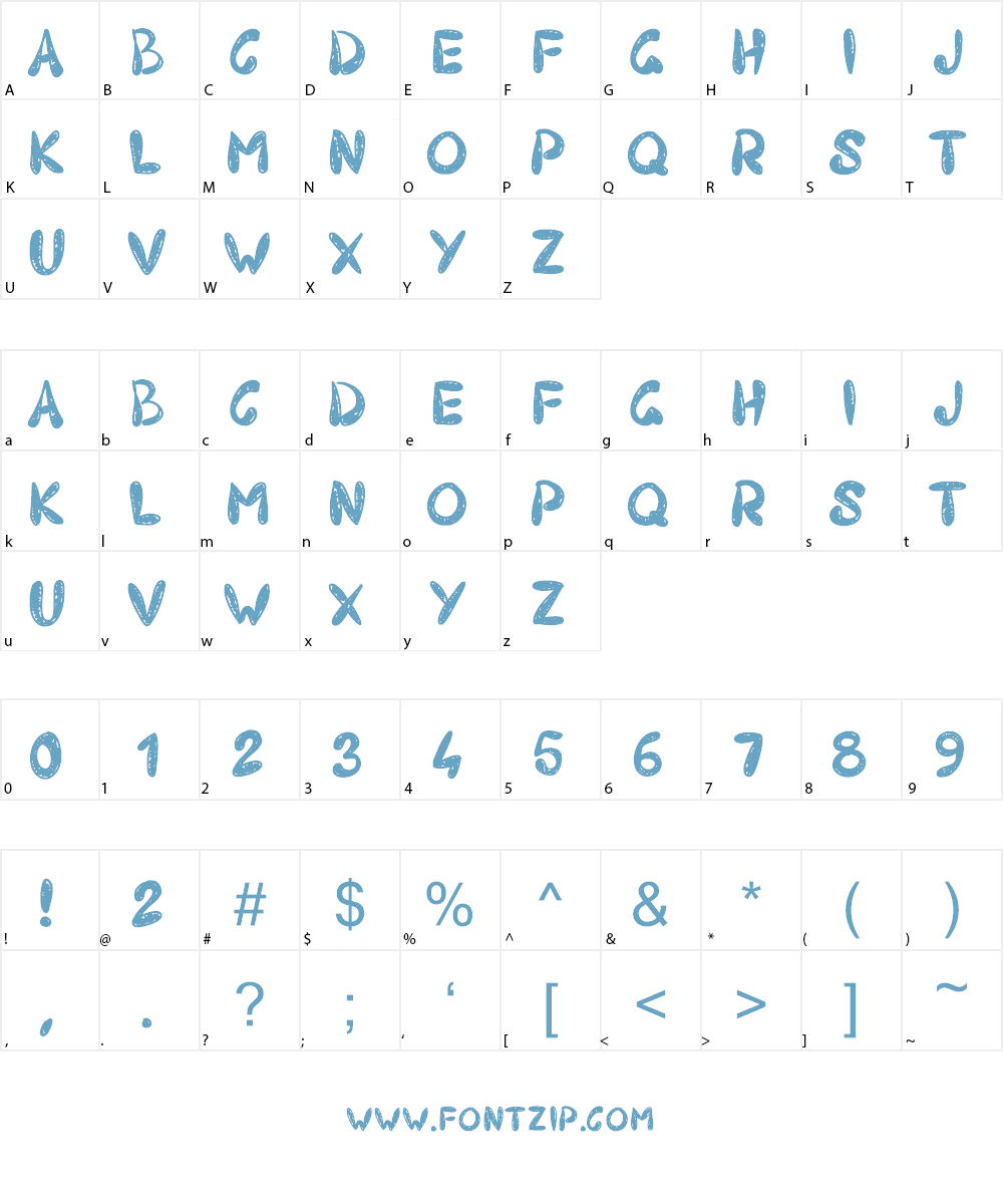 PW403 Font Character