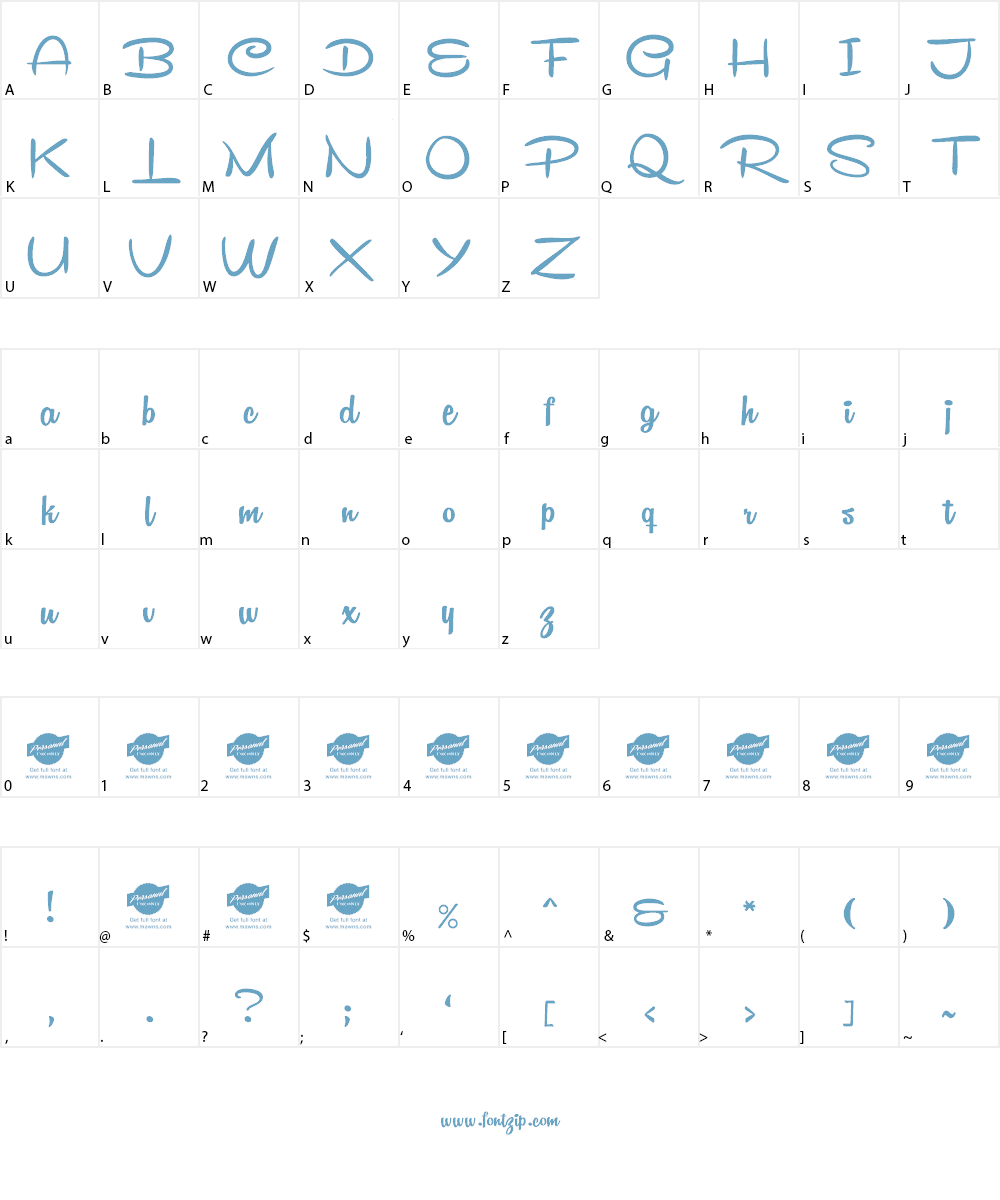 Remachine Script Personal Use Font Character