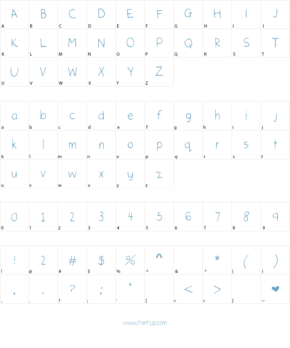 Freshman Font Character