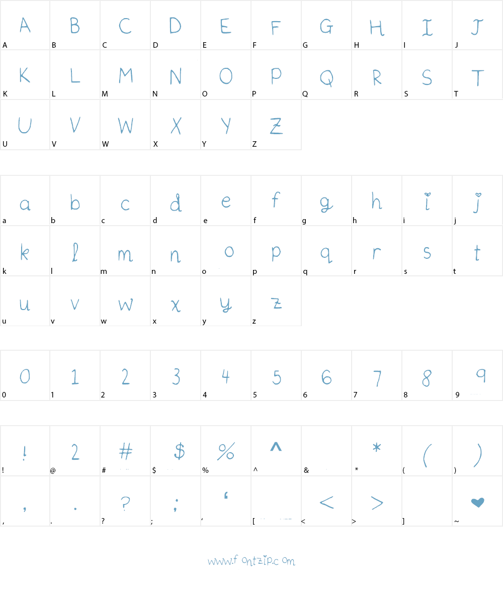 Sophomore Font Character