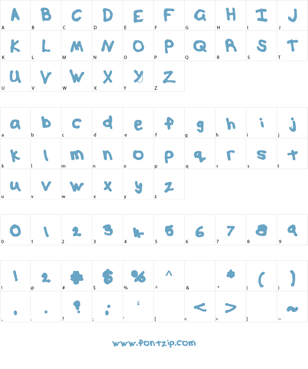 isabellabold Font Character