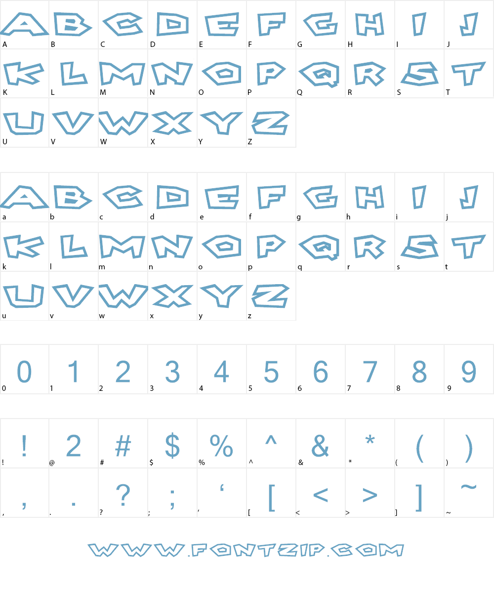 King Kikapu Font Character