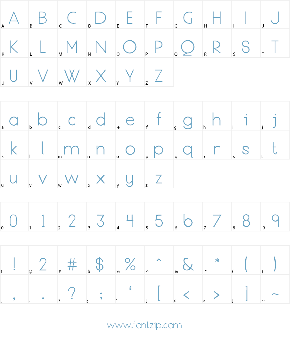 Anthro Font Character
