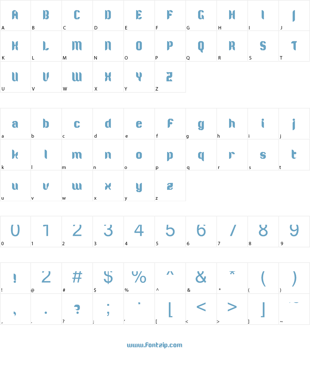 Alter Ego Font Character