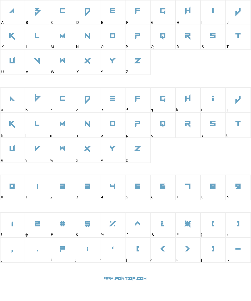 Vermin Vibes Redux Font Character