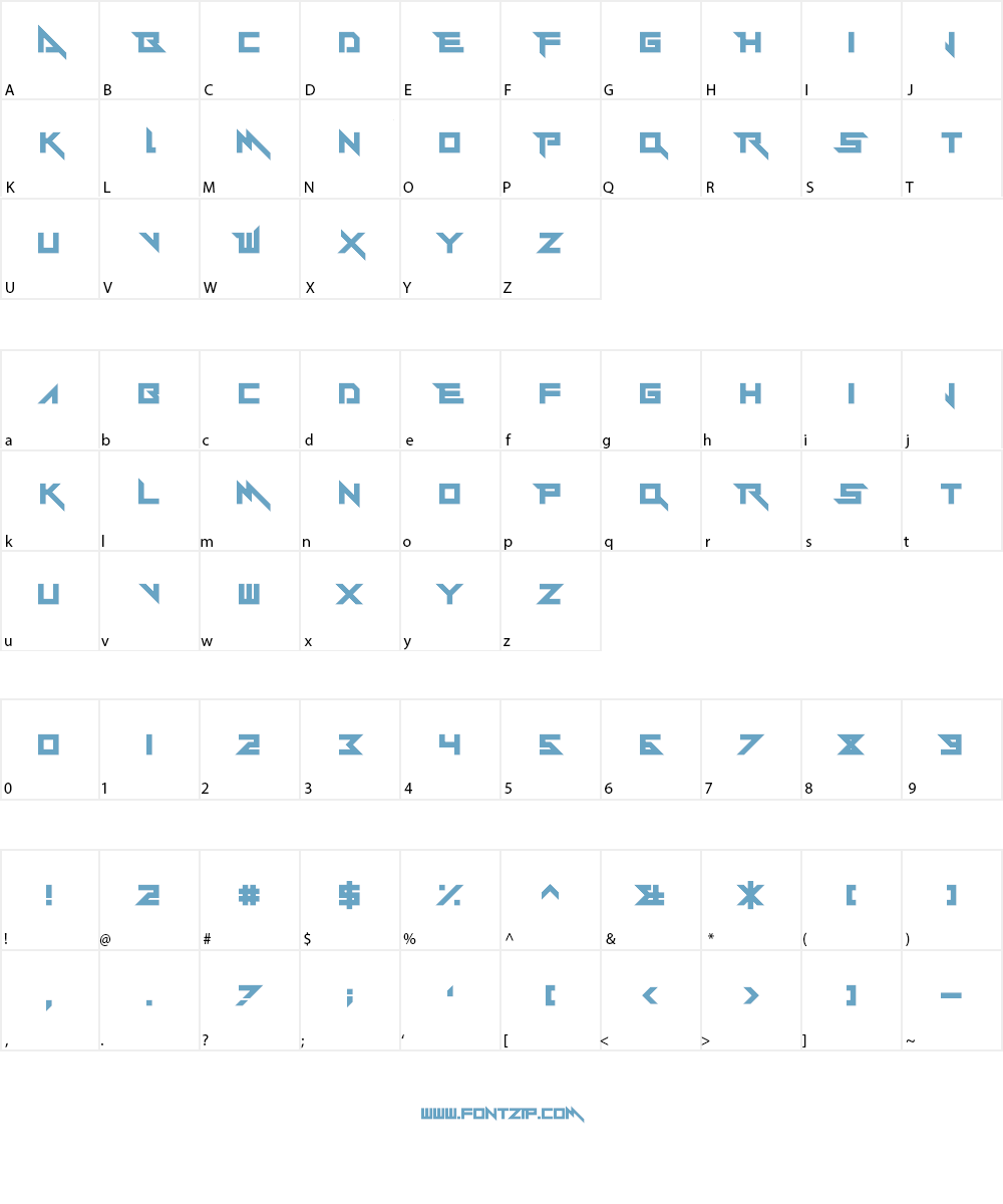 Y-Andermo Font Character