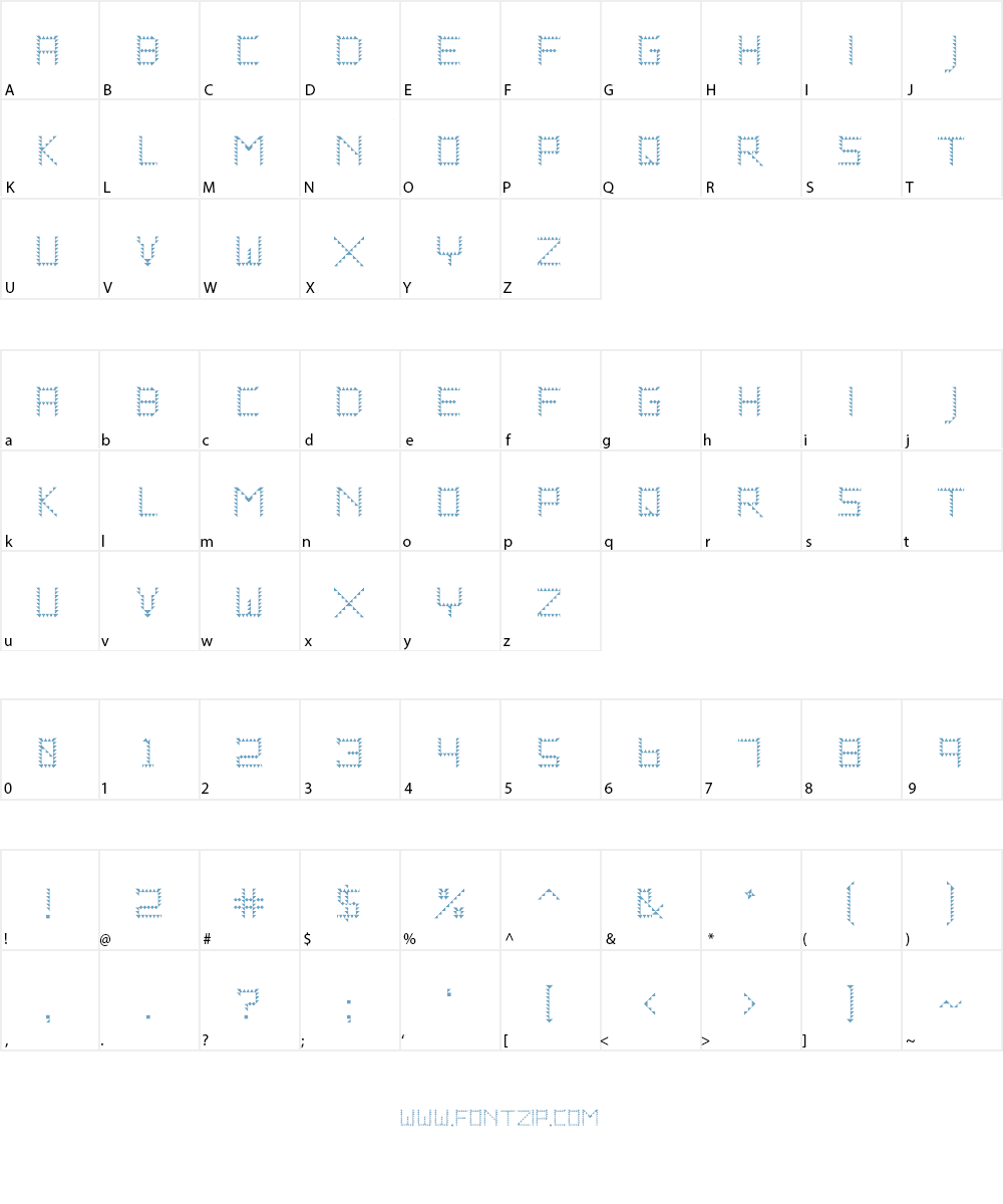 Pike Font Character
