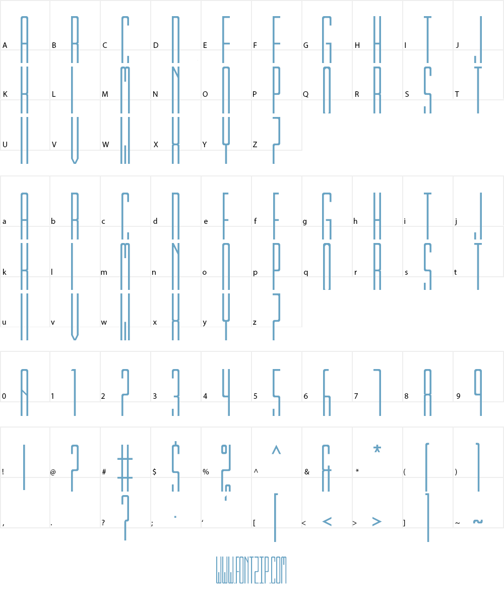 Kibby Font Character