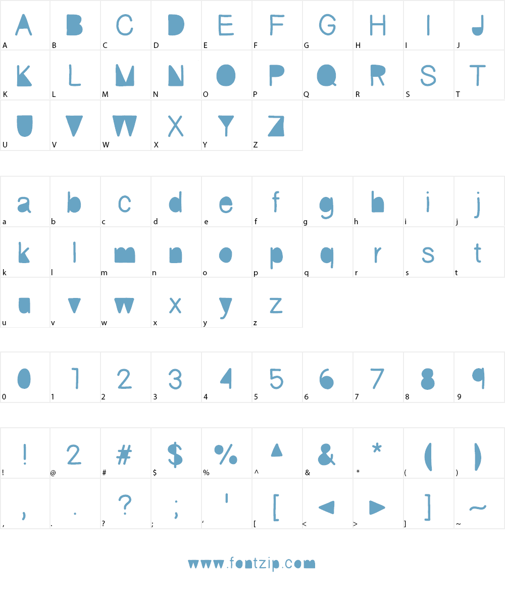 fickle Font Character