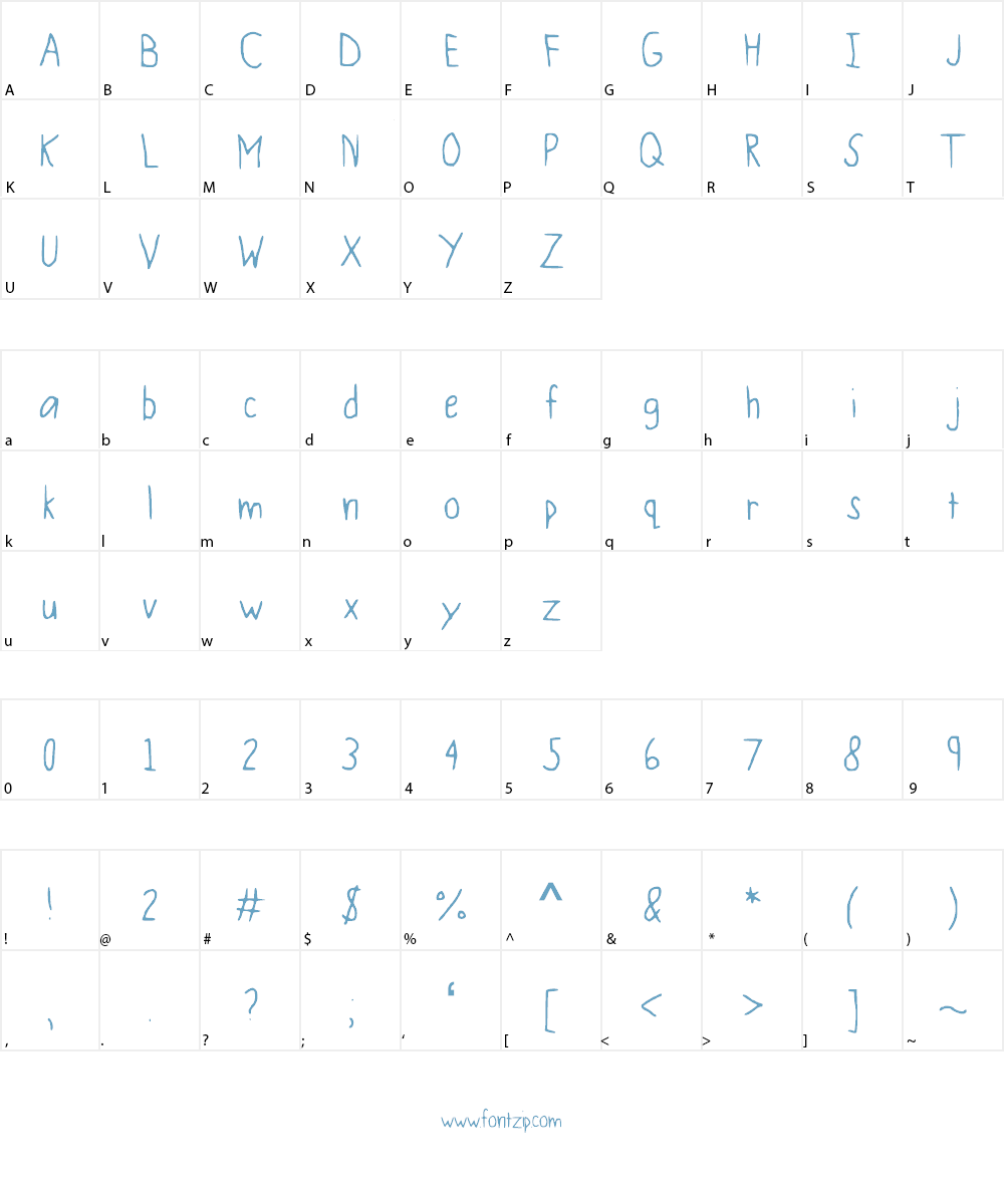 BaconFarm Font Character
