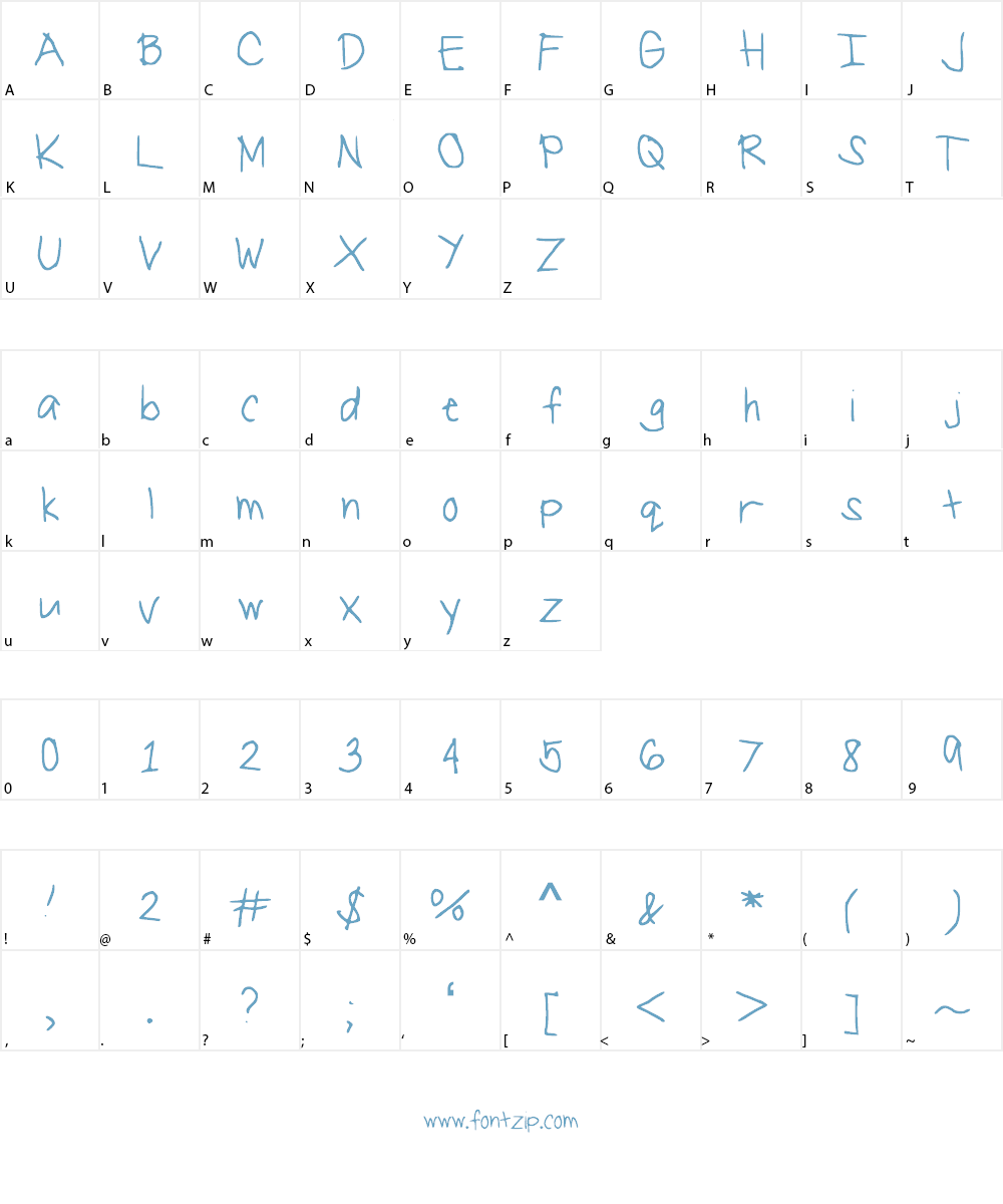 StudyNotes Font Character