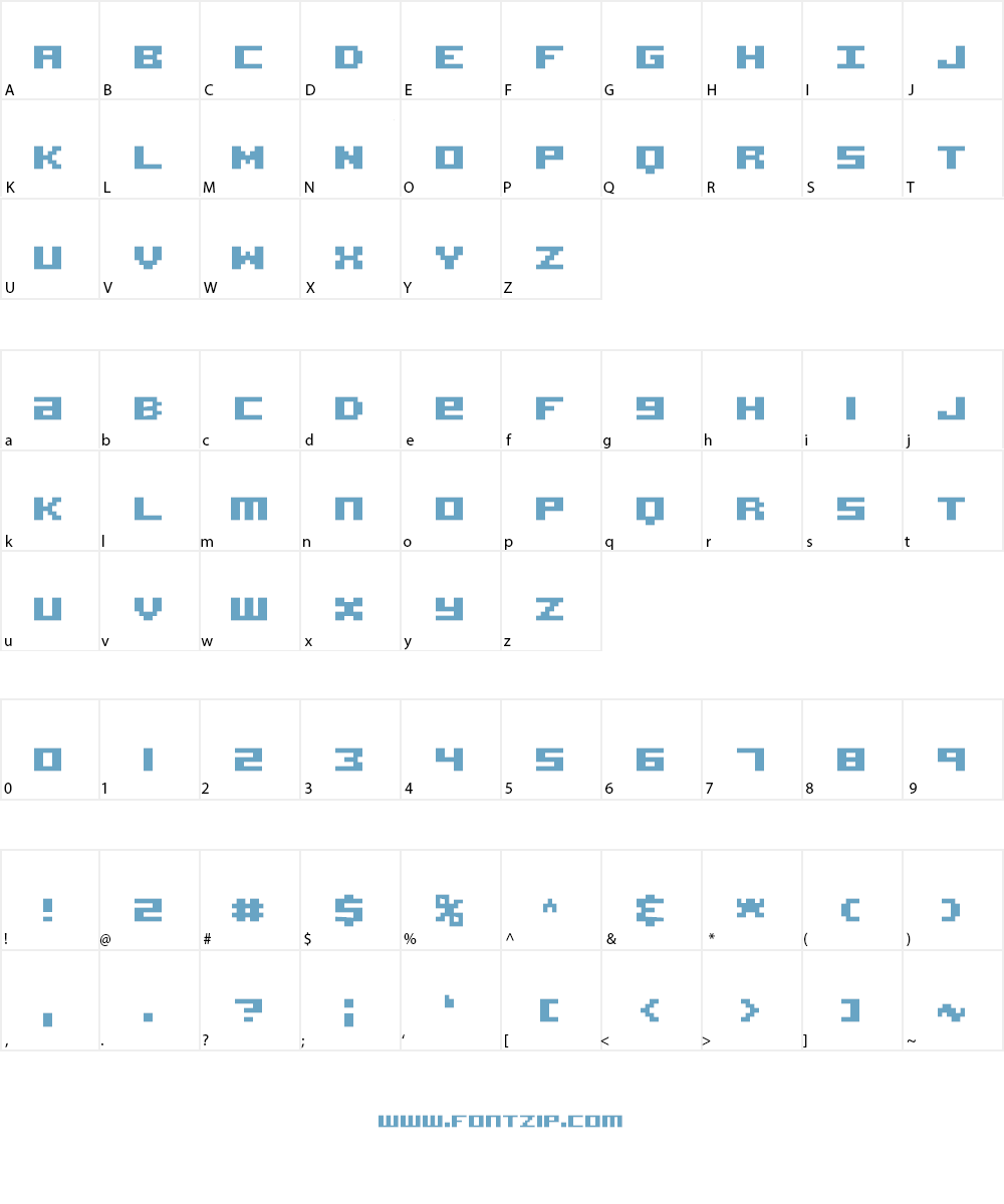 Acknowledge TT BRK Font Character