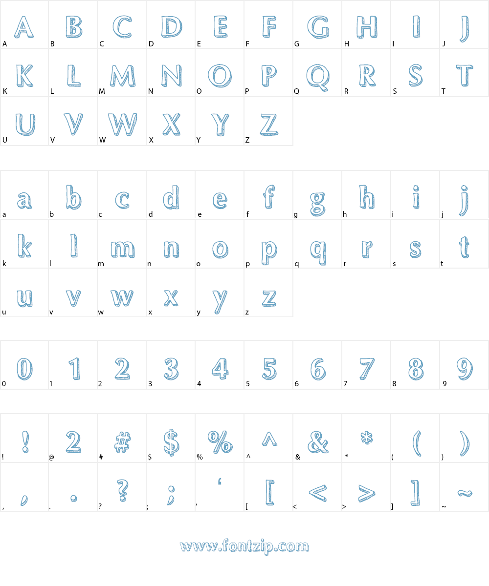 Dynasty Font Character
