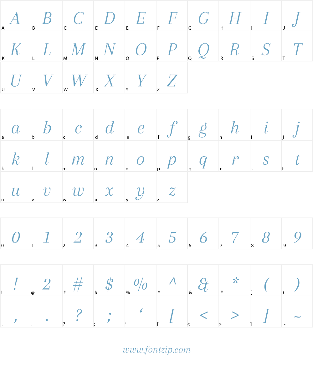 Arapey Font Character
