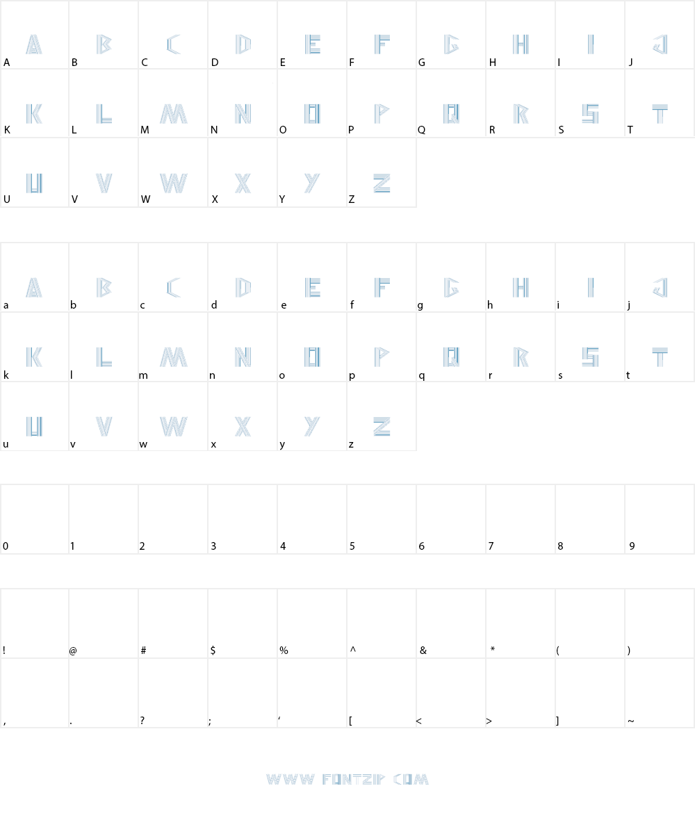 JELANG Font Character