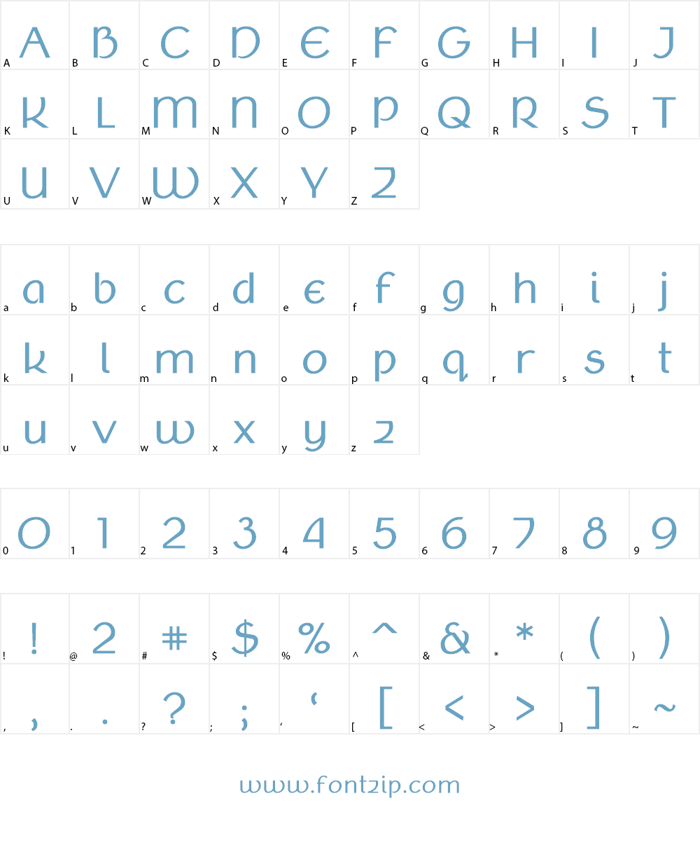 Klaudia Font Character
