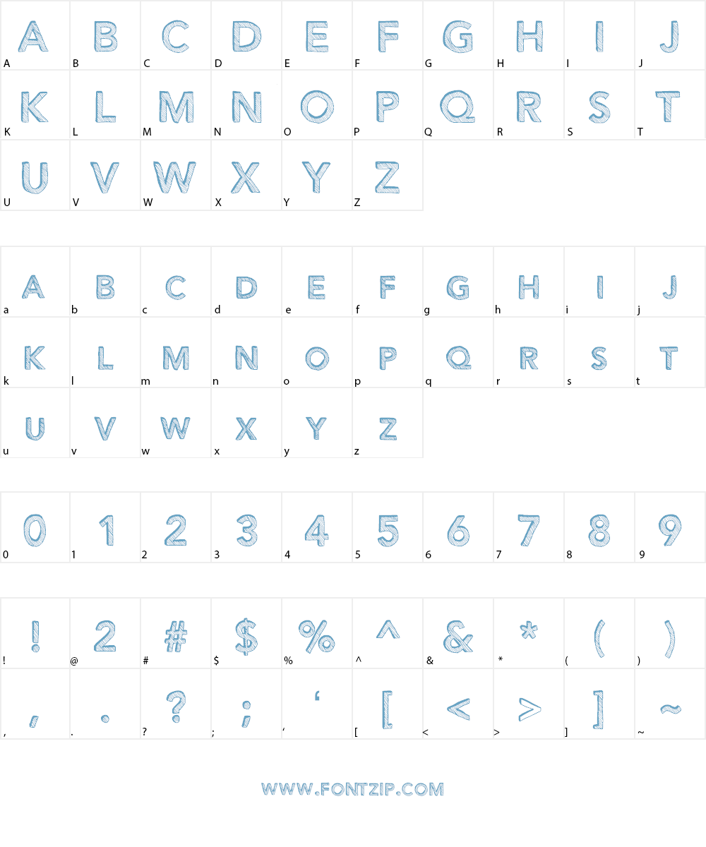 Figurativative Font Character