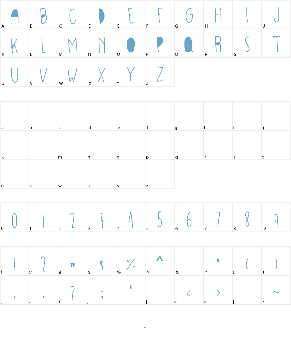 SKINANDBONE Font Character