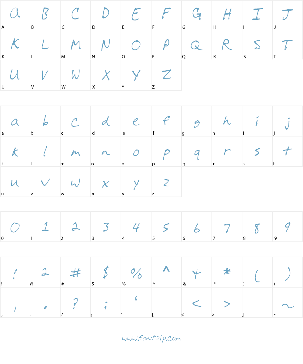 ColesFont Font Character